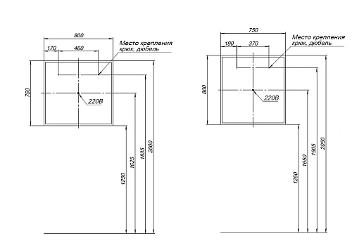 Зеркало Aquanet Оптима 80 белый матовый 00288965 Зеркало Aquanet Оптима 80 белый матовый 00288965