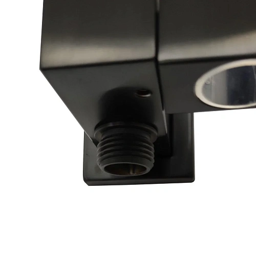 Шланговое подключение Paini 50PZ480QQ квадратный, черный матовый PVD Шланговое подключение Paini 50PZ480QQ квадратный, черный матовый PVD