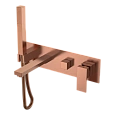 Смеситель для ванны Boheme Qubic 474-2-CB встроенный Copper Brushed Смеситель для ванны Boheme Qubic 474-2-CB встроенный Copper Brushed