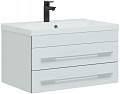 Тумба под раковину Aquanet Верона 75 белый (подвесная 2 ящика) 00176669 Тумба под раковину Aquanet Верона 75 белый (подвесная 2 ящика) 00176669