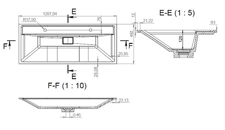 Раковина AM.PM Inspire 2.0 M50AWPC1201WG искусственный мрамор, 120 см Раковина AM.PM Inspire 2.0 M50AWPC1201WG искусственный мрамор, 120 см