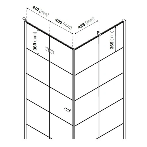 Душевой уголок NEW TRENDY NEW SOLEO BLACK L 90x90x195 D-0289A/D-0120B (черный) Душевой уголок NEW TRENDY NEW SOLEO BLACK L 90x90x195 D-0289A/D-0120B (черный)