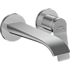 Картинка анонса товара «смеситель для раковины hansgrohe vivenis скрытого монтажа, настенный, с изливом 19,2 см 75050000, хр»