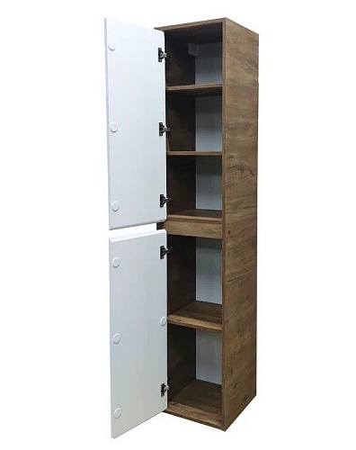 Шкаф-пенал Эстет Monaco Wood ФР-00010689 подвесной, левый 350х350х1748 Шкаф-пенал Эстет Monaco Wood ФР-00010689 подвесной, левый 350х350х1748