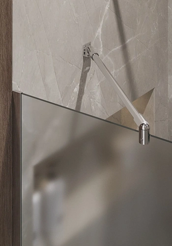 Душевая перегородка Timo TP-1190/00F-8 в узком профиле хром 1950x1190, стекло матовое 8 мм Душевая перегородка Timo TP-1190/00F-8 в узком профиле хром 1950x1190, стекло матовое 8 мм