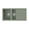 Кухонная мойка Omoikiri Kitagawa 100-2-WG Artceramic/wind green 4993252 Кухонная мойка Omoikiri Kitagawa 100-2-WG Artceramic/wind green 4993252
