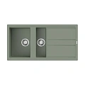 Кухонная мойка Omoikiri Kitagawa 100-2-WG Artceramic/wind green 4993252 Кухонная мойка Omoikiri Kitagawa 100-2-WG Artceramic/wind green 4993252