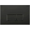 Клавиша смыва Black&amp;White WPI-09542 серия V, цвет: Matt Black (244х162х11)