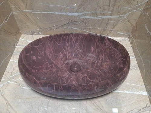 Раковина CeramaLux 168-1 накладная, под камень Раковина CeramaLux 168-1 накладная, под камень