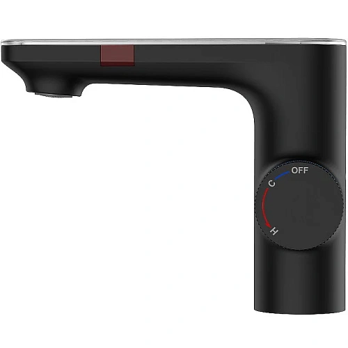 Смеситель для раковины BERGES MORANS 076002 сенсорный, черный матовый Смеситель для раковины BERGES MORANS 076002 сенсорный, черный матовый