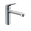 Картинка анонса товара «смеситель для кухни hansgrohe 120, для установки перед окном, 1jet 71807000, хром»