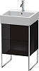 Картинка анонса товара «тумба под раковину duravit xsquare xs447204040 напольная 48 см черный глянцевый»