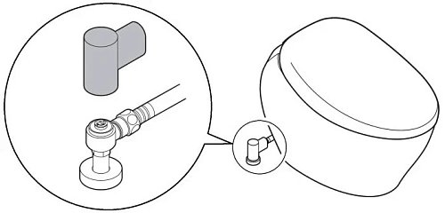 Запорный клапан ТОТО Neorest HH20135VR для унитаза Запорный клапан ТОТО Neorest HH20135VR для унитаза