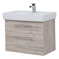 Тумба под раковину DREJA Q MAX, 70 см, подвесная, 2 ящика, дуб кантри 77.0006D Тумба под раковину DREJA Q MAX, 70 см, подвесная, 2 ящика, дуб кантри 77.0006D