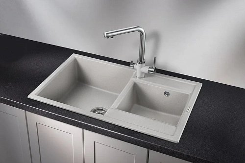 Кухонная мойка Granula 8201, БАЗАЛЬТ, кварц 820x500 Кухонная мойка Granula 8201, БАЗАЛЬТ, кварц 820x500