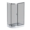 Душевой уголок AM.PM Like W83G-302U120CG Slide 120x80, стекло тонированное, профиль хром