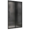 Картинка анонса товара «душевая дверь abber schwarzer diamant ag30150bmh 150 см универсальная, профиль черный, стекло матовое»