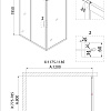 Душевой уголок Niagara Nova NG-82-12AB-A80B (120x80x195) прямоугольная, дверь раздвижная Душевой уголок Niagara Nova NG-82-12AB-A80B (120x80x195) прямоугольная, дверь раздвижная