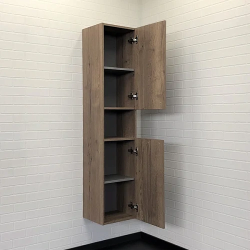 Шкаф-пенал Comforty Никосия-35 00-00009554 дуб темный Шкаф-пенал Comforty Никосия-35 00-00009554 дуб темный