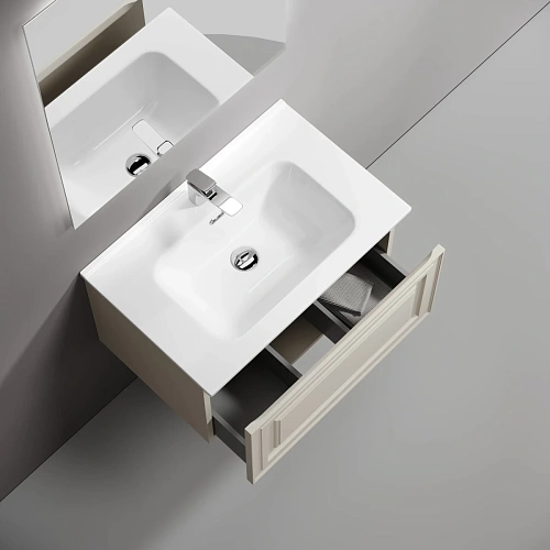 Тумба под раковину SANCOS Very VR70CE 690х445х406, Beige Soft, подвесная Тумба под раковину SANCOS Very VR70CE 690х445х406, Beige Soft, подвесная