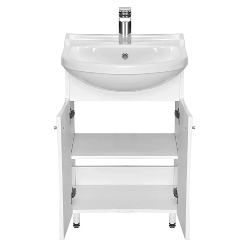 Тумба под раковину Aquaton Джимми 57 У белый 1A068401DJ010 Тумба под раковину Aquaton Джимми 57 У белый 1A068401DJ010