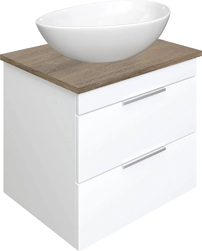 Тумба с раковиной STWORKI Копенгаген 60 белая, с раковиной STWORKI Moduo 55 Leaf 584887 Тумба с раковиной STWORKI Копенгаген 60 белая, с раковиной STWORKI Moduo 55 Leaf 584887