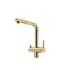 Смеситель для кухни SANCOS Spin SC4015ZG с вытяжным изливом, c краном для фильтрованной воды полированное золото Смеситель для кухни SANCOS Spin SC4015ZG с вытяжным изливом, c краном для фильтрованной воды полированное золото