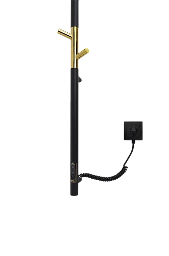 Полотенцесушитель электрический Vincea VTD-1DB1E 15х140 черный/золото, таймер Полотенцесушитель электрический Vincea VTD-1DB1E 15х140 черный/золото, таймер