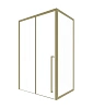 Душевой уголок Timo (T55R+T63) TDSS-150/17C-8R, раздвижная дверь 1500x2000, профиль золото матовое, торцевое стекло TSS-1000/17C-8 1000x2000 Душевой уголок Timo (T55R+T63) TDSS-150/17C-8R, раздвижная дверь 1500x2000, профиль золото матовое, торцевое стекло TSS-1000/17C-8 1000x2000