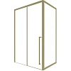 Душевой уголок Timo (T55R+T63) TDSS-150/17C-8R, раздвижная дверь 1500x2000, профиль золото матовое, торцевое стекло TSS-1000/17C-8 1000x2000 Душевой уголок Timo (T55R+T63) TDSS-150/17C-8R, раздвижная дверь 1500x2000, профиль золото матовое, торцевое стекло TSS-1000/17C-8 1000x2000