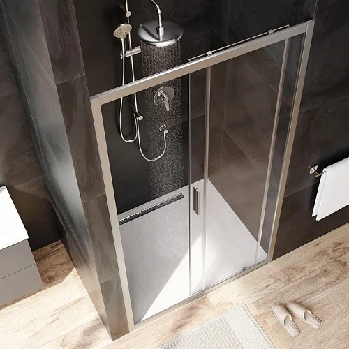 Душевая дверь AM.PM Gem W90G-110-1-195MT 110х195, стекло прозрачное, профиль хром матовый Душевая дверь AM.PM Gem W90G-110-1-195MT 110х195, стекло прозрачное, профиль хром матовый