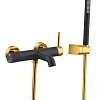 Смеситель для ванны Boheme Uno 463-BG Black Gold Смеситель для ванны Boheme Uno 463-BG Black Gold