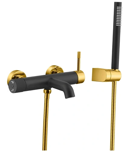Смеситель для ванны Boheme Uno 463-BG Black Gold Смеситель для ванны Boheme Uno 463-BG Black Gold