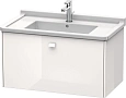 Тумба под раковину Duravit Brioso BR404202222 подвесная 82 см белый глянцевый Тумба под раковину Duravit Brioso BR404202222 подвесная 82 см белый глянцевый