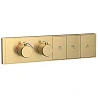 Смеситель для душа Wonzon &amp; Woghand (WW-INF163A-BG) термостатический встраиваемая на 3 потребителя, брашированное золото
