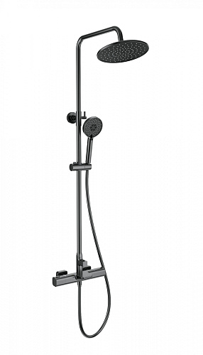 Душевая система Wonzon & Woghand с термостатом, темный графит (WW-C3017-A-BGG) Душевая система Wonzon & Woghand с термостатом, темный графит (WW-C3017-A-BGG)