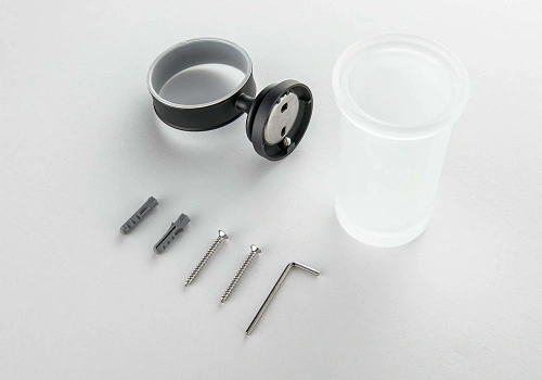 Стакан Aquatek КЛАССИК AQ4527MB черный матовый Стакан Aquatek КЛАССИК AQ4527MB черный матовый