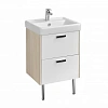 Тумба с раковиной Aquaton Йорк 55 (1A1705K1YOAV0) белый/ясень фабрик
