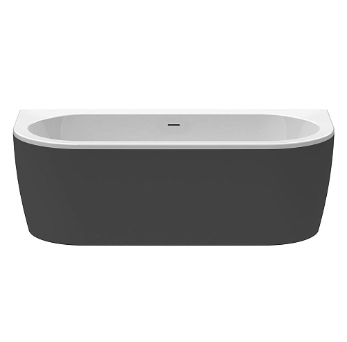 Акриловая ванна CEZARES SLIM WALL-180-80-60-NERO-SET 1800x790 черный матовый Акриловая ванна CEZARES SLIM WALL-180-80-60-NERO-SET 1800x790 черный матовый