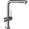 Смеситель для кухни Hansgrohe 270, с запорным вентилем, 1jet 72827000, хром