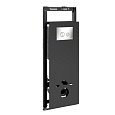 Детальная картинка товара «инсталляция для унитаза wasserkraft salm 27tlt.010.me.bl.bn01 с клавишей смыва никель»