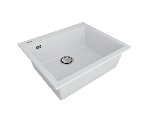 Кухонная мойка Paulmark DECORATION 60 PM936051-WH, WHITE, 600х510 мм Кухонная мойка Paulmark DECORATION 60 PM936051-WH, WHITE, 600х510 мм