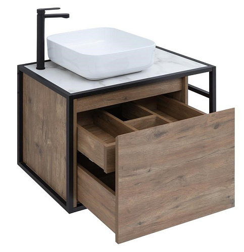 Тумба под раковину Aquanet Nova Lite Loft 75 L дуб рустикальный 00261658 Тумба под раковину Aquanet Nova Lite Loft 75 L дуб рустикальный 00261658