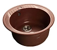 Кухонная мойка GranFest Rondo R-520 кр.м красный марс Кухонная мойка GranFest Rondo R-520 кр.м красный марс