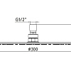 Верхний душ E.C.A. Shower Head 102145014EX Верхний душ E.C.A. Shower Head 102145014EX