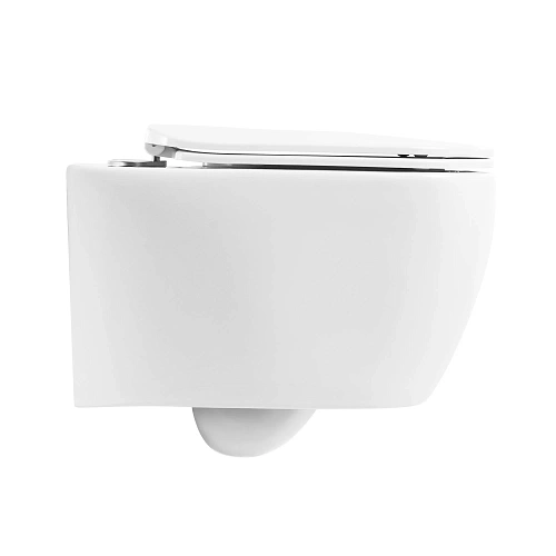 Унитаз подвесной BelBagno GENOVA BB1102CH/BB1102SC безободковый с сиденьем Унитаз подвесной BelBagno GENOVA BB1102CH/BB1102SC безободковый с сиденьем