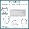 Ванна чугунная Delice Level 1700х750 с антискользящим покрытием DLR230602-AS Ванна чугунная Delice Level 1700х750 с антискользящим покрытием DLR230602-AS