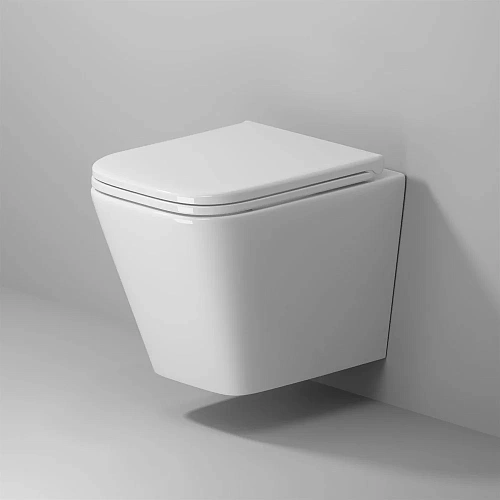 Унитаз подвесной Niagara Atrio NG-9303 (520x360x365) безободковый с тонкой крышкой Унитаз подвесной Niagara Atrio NG-9303 (520x360x365) безободковый с тонкой крышкой