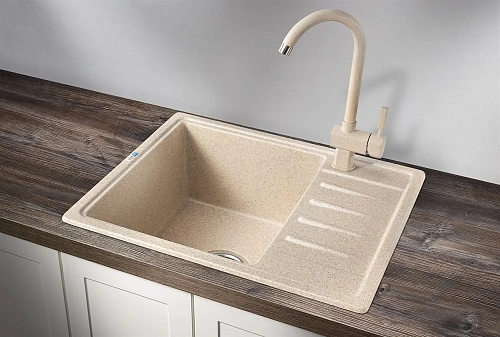 Кухонная мойка Granula 5803, КЛАССИК, СтандАРТ кварц 580х500 Кухонная мойка Granula 5803, КЛАССИК, СтандАРТ кварц 580х500