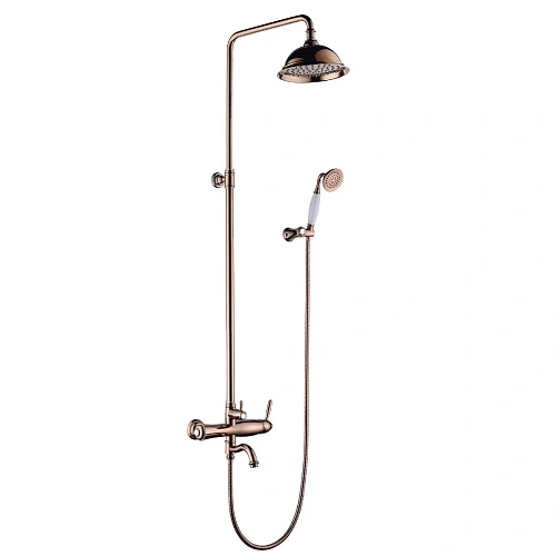 Душевая система Lemark Spark LM6762RG, розовое золото Душевая система Lemark Spark LM6762RG, розовое золото